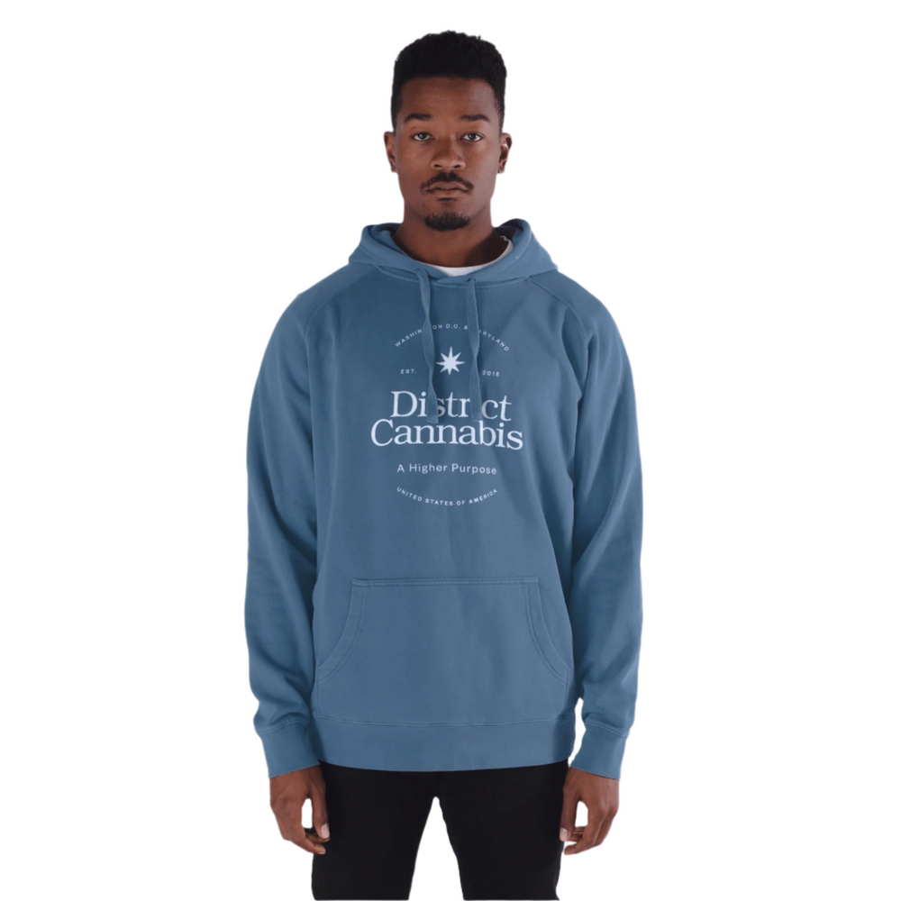 
                  
                    Higher Purpose Logo Hoodie - Blue
                  
                