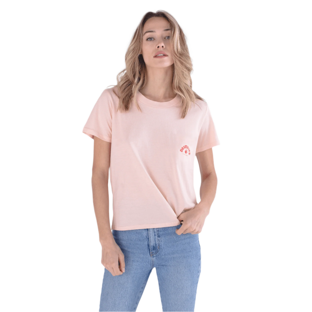 Women's Higher Purpose Supply Logo Tee - Peach
