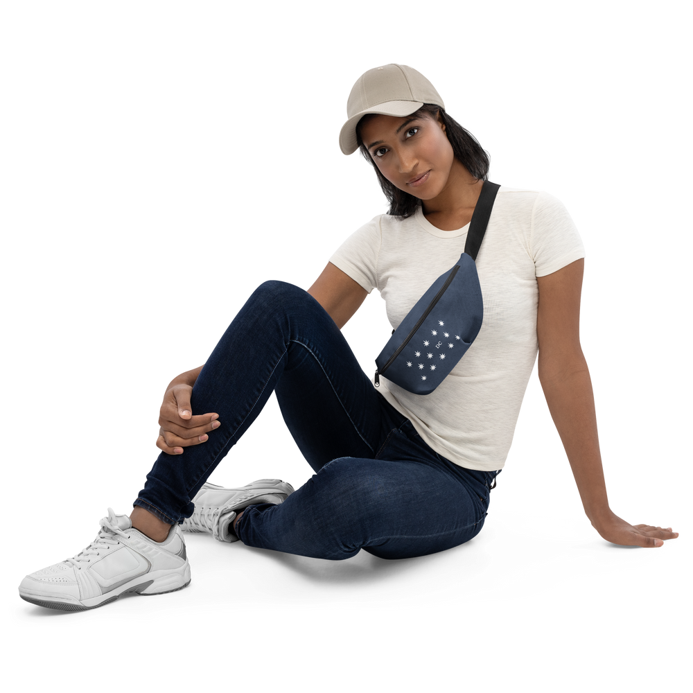 
                  
                    Navy DC Star Pattern Fanny Pack
                  
                