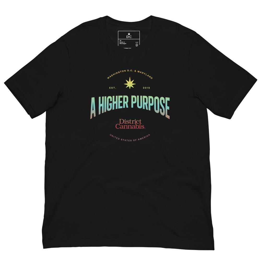 
                  
                    A Higher Purpose Gradient Tee - Black or White
                  
                
